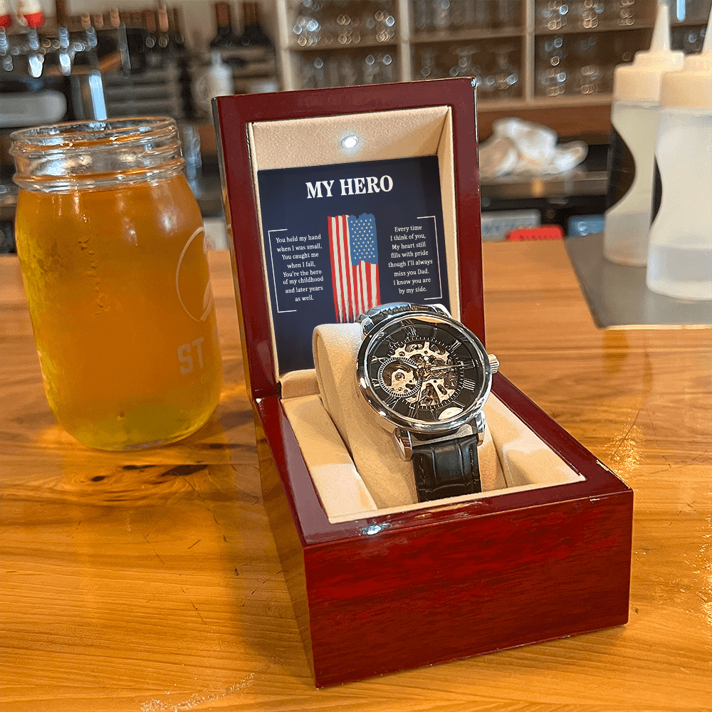 Men's Openwork Automatic Watch | Luxury Father's Day Gift