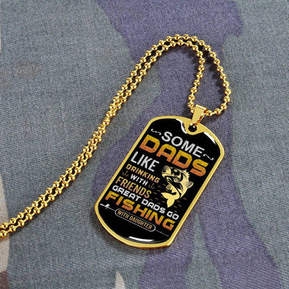 Custom Father's Day Design & Engraved Military Dog Tag Necklace 2