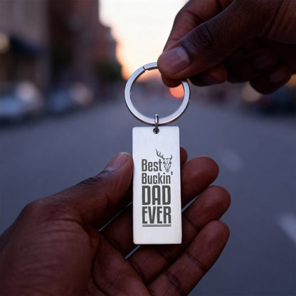 Custom Engraved Father's Day Keychain 8