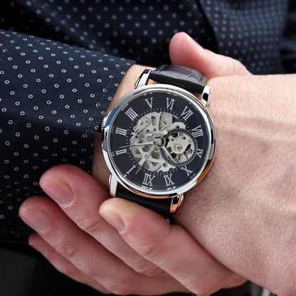 Men's Openwork Automatic Watch | Luxury Father's Day Gift