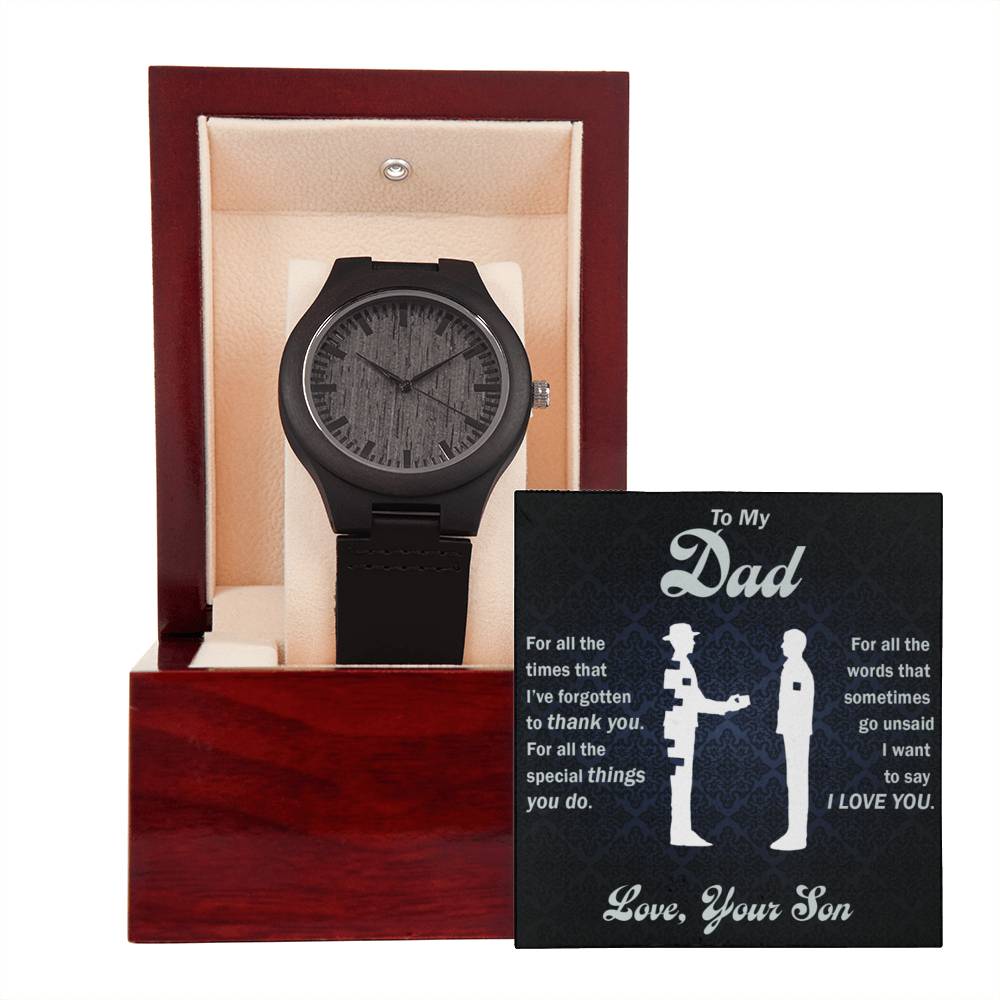 Men's Sandalwood Wooden Watch | Unique Father's Day Gift 3