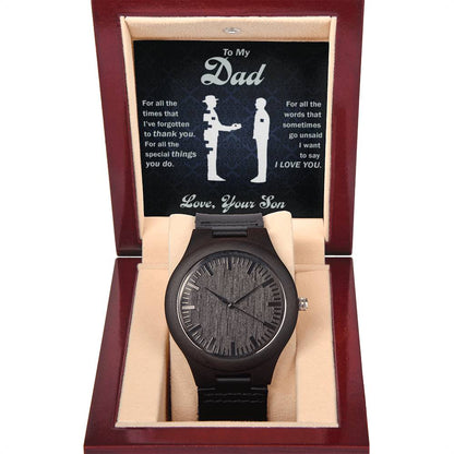 Men's Sandalwood Wooden Watch | Unique Father's Day Gift 3