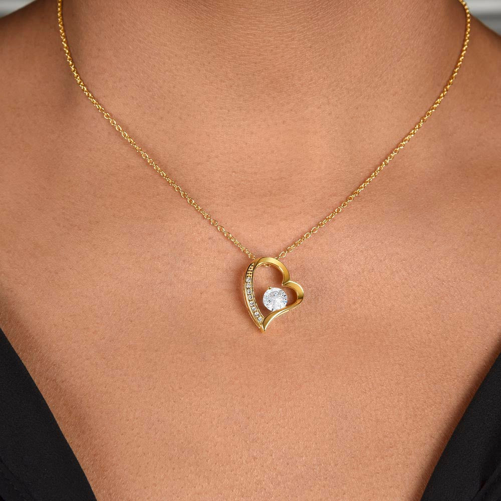 Forever Love Necklace – Heart Pendant Mother’s Day Gift with Luxury LED Box - Design 5 - Wrapped and Wonderful